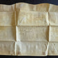 1710 MANUSCRIPT INDENTURE on VELLUM in ENGLISH w/ WAX SEALS antique 13 x 22.5"