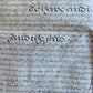 1688 MANUSCRIPT INDENTURE on VELLUM in ENGLISH antique 21 x 22.5"