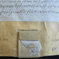 1688 MANUSCRIPT INDENTURE on VELLUM in ENGLISH antique 21 x 22.5"