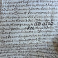 1746 MANUSCRIPT INDENTURE on VELLUM in ENGLISH antique 25 x 29"