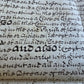 1746 MANUSCRIPT INDENTURE on VELLUM in ENGLISH antique 25 x 29"