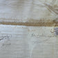 1746 MANUSCRIPT INDENTURE on VELLUM in ENGLISH antique 25 x 29"
