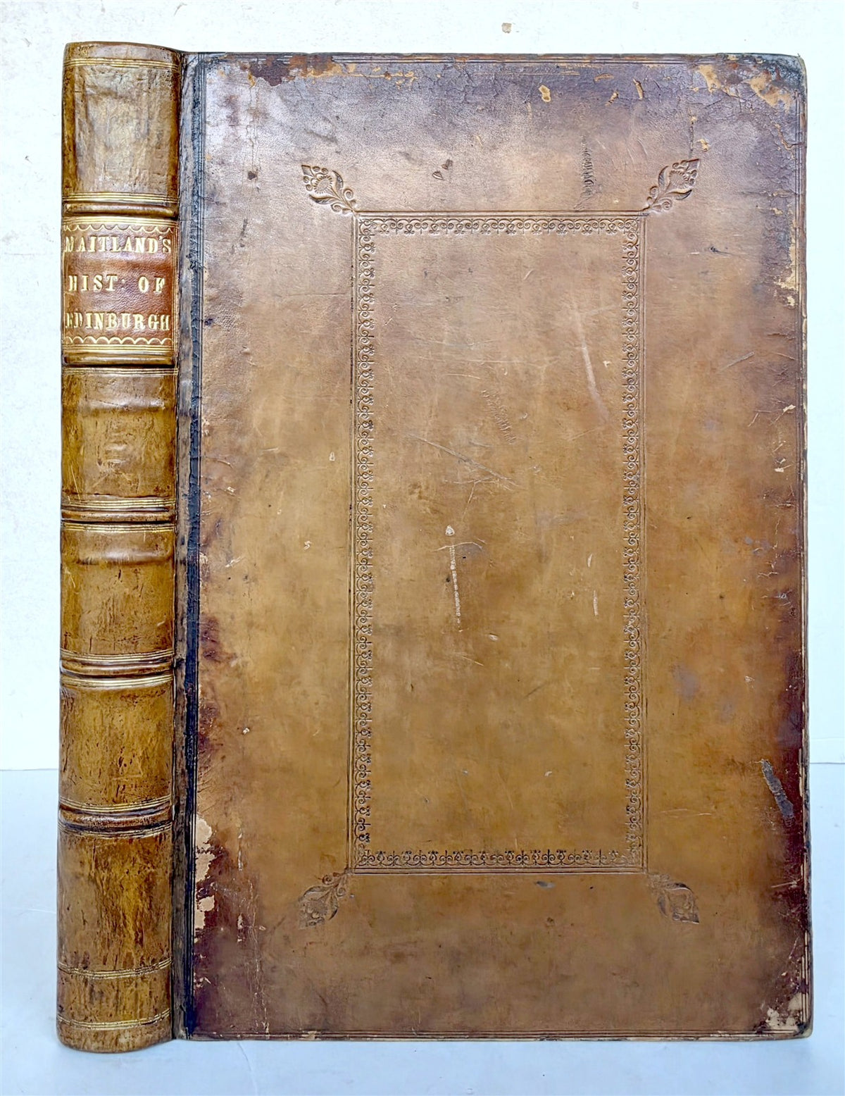 1753 HISTORY of EDINBURGH by WILLIAM MAITLAND antique ILLUSTRATED FOLIO