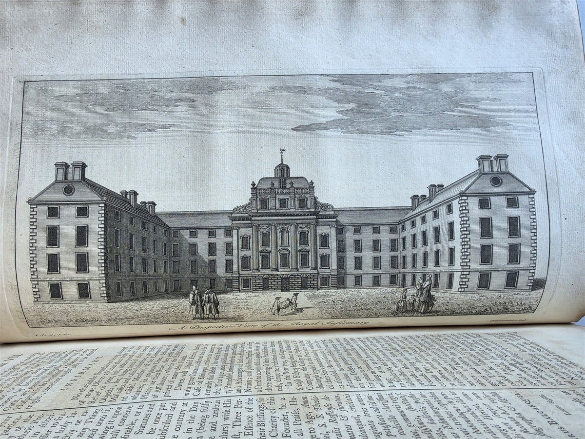 1753 HISTORY of EDINBURGH by WILLIAM MAITLAND antique ILLUSTRATED FOLIO
