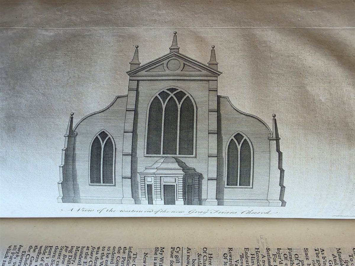 1753 HISTORY of EDINBURGH by WILLIAM MAITLAND antique ILLUSTRATED FOLIO