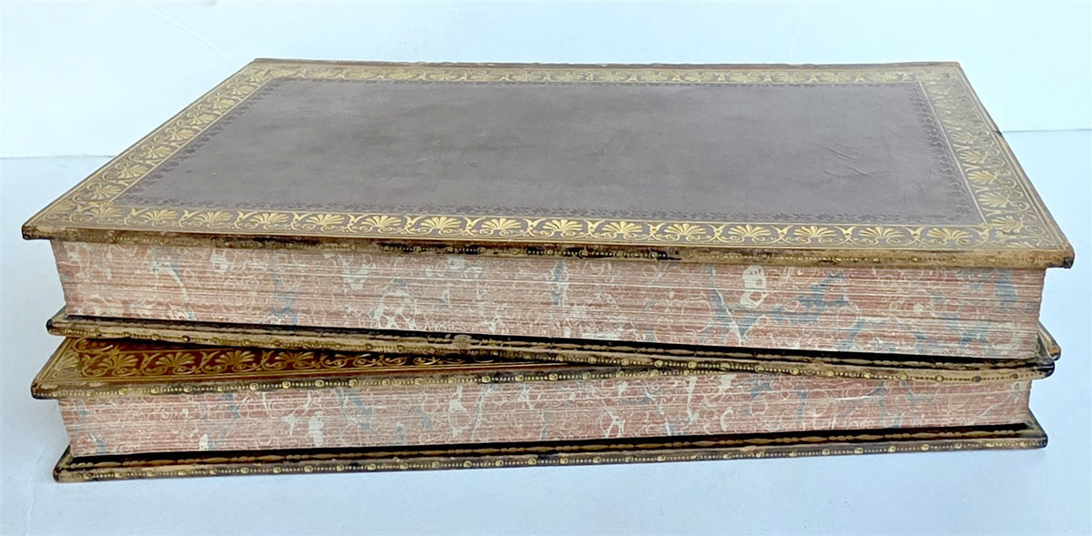 1820 VIEWS of EDINBURGH and its Vicinity antique ILLUSTRATED 2 VOLUMES