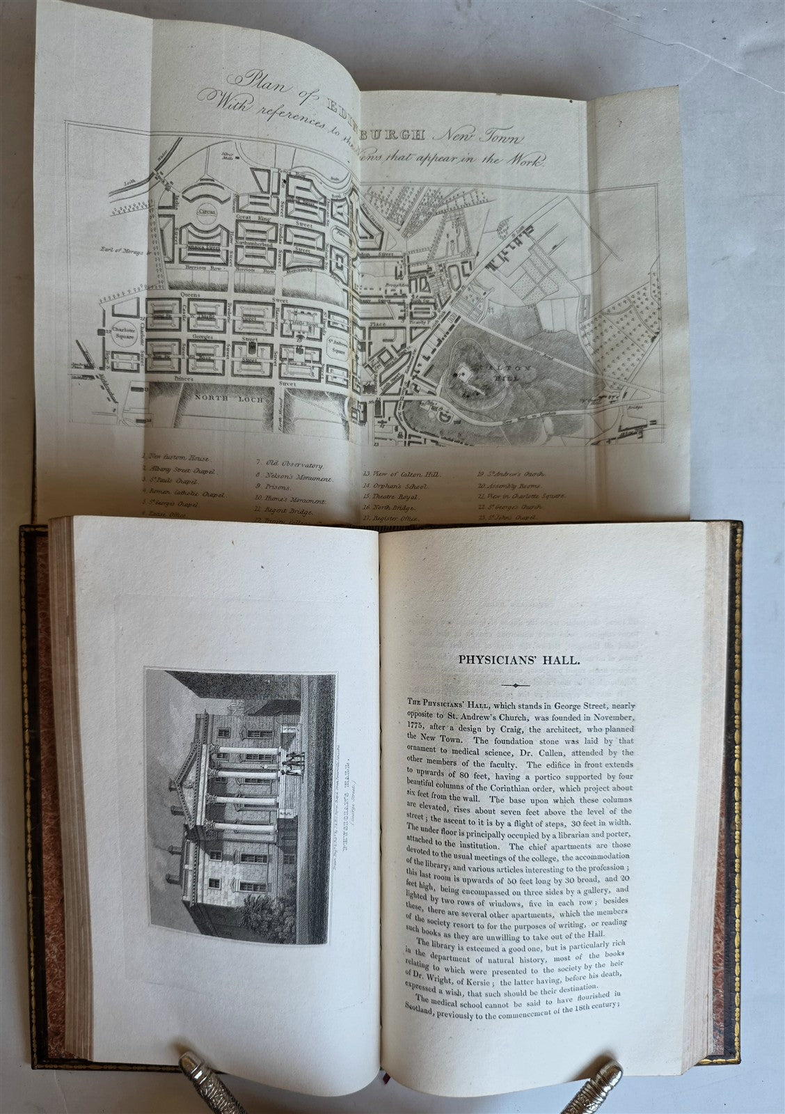 1820 VIEWS of EDINBURGH and its Vicinity antique ILLUSTRATED 2 VOLUMES