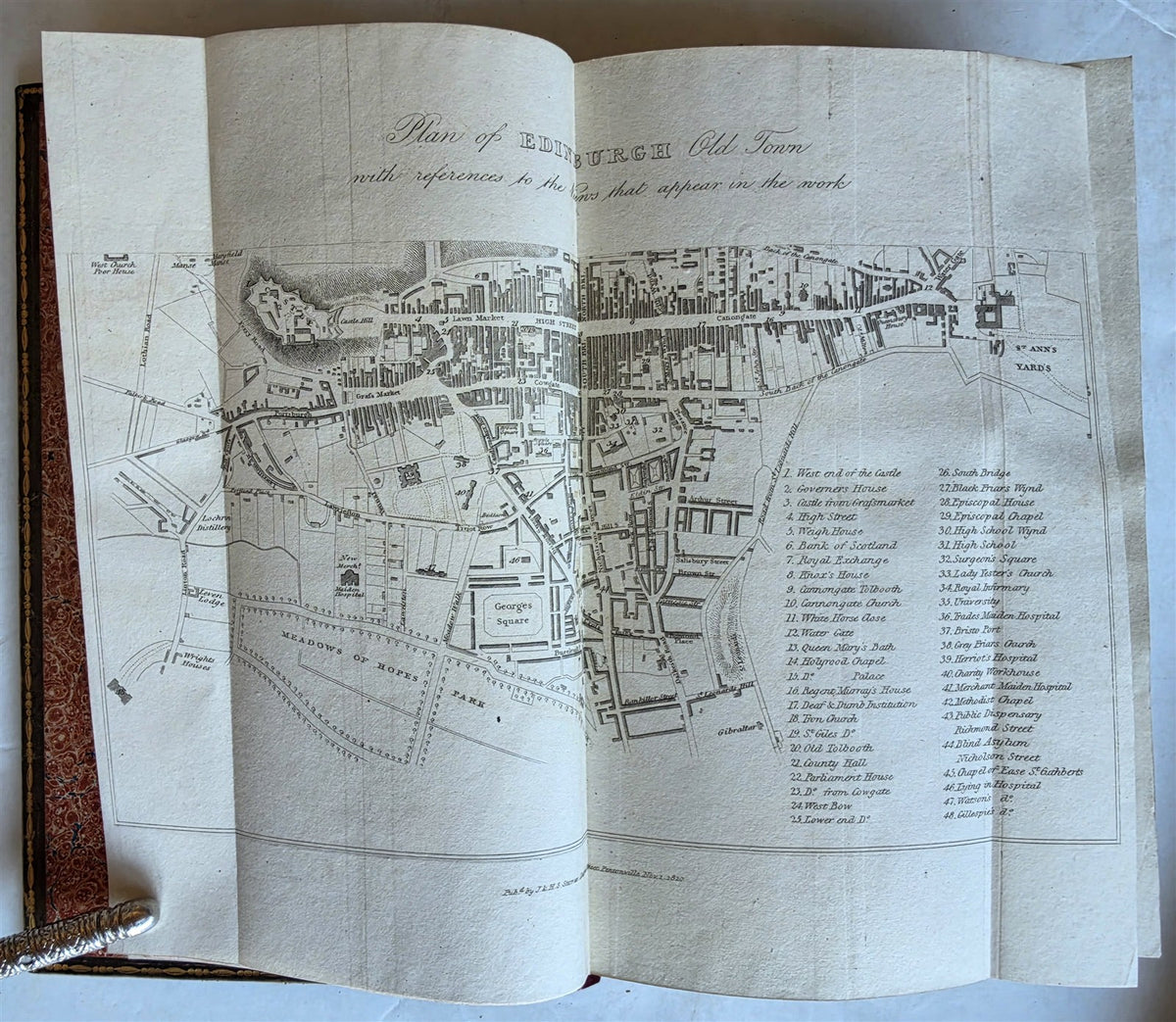 1820 VIEWS of EDINBURGH and its Vicinity antique ILLUSTRATED 2 VOLUMES