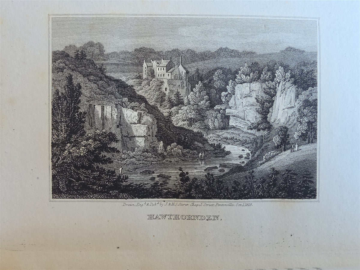1820 VIEWS of EDINBURGH and its Vicinity antique ILLUSTRATED 2 VOLUMES