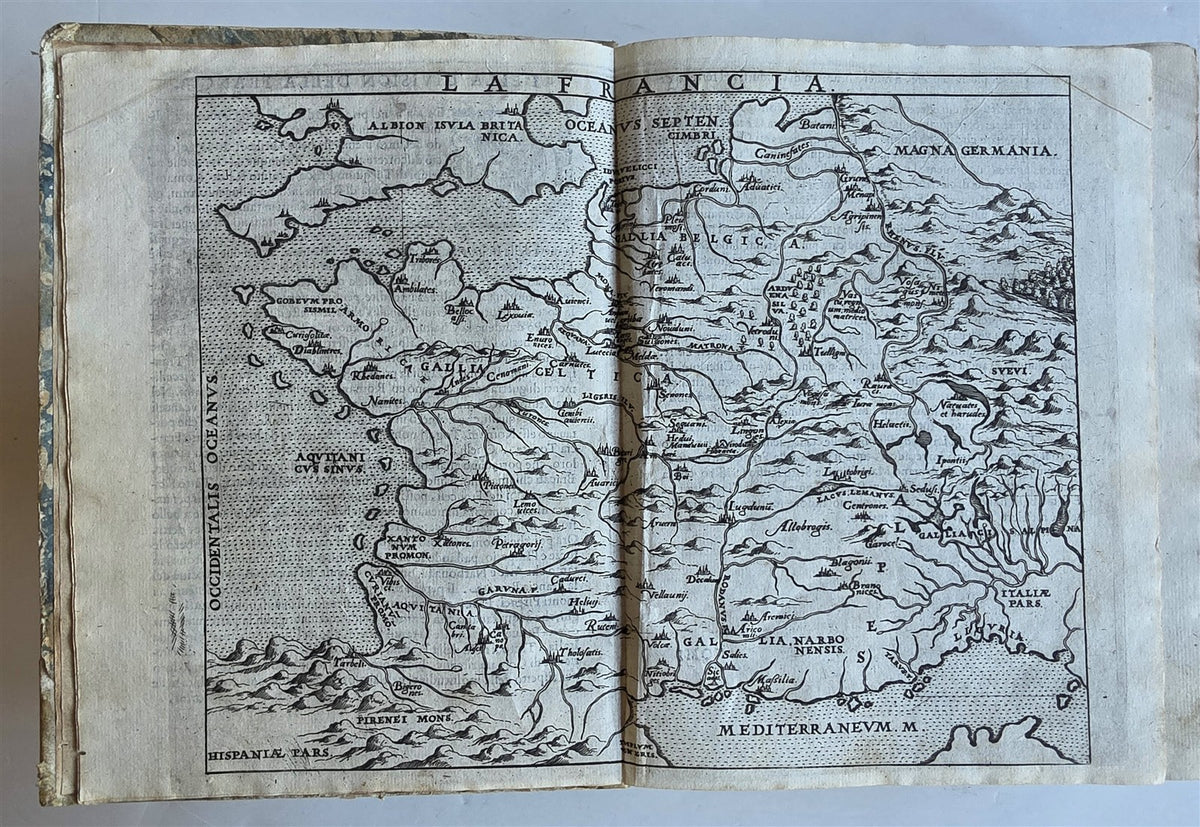 1618 Julius Caesar's Commentaries FULLY ILLUSTRATED antique ANDREA PALLADIO