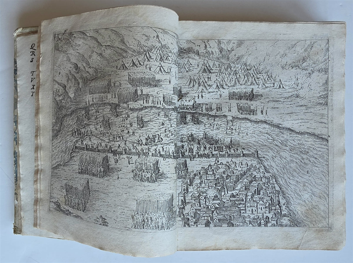 1618 Julius Caesar's Commentaries FULLY ILLUSTRATED antique ANDREA PALLADIO