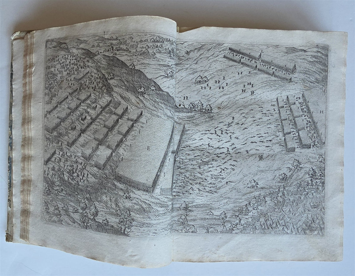 1618 Julius Caesar's Commentaries FULLY ILLUSTRATED antique ANDREA PALLADIO