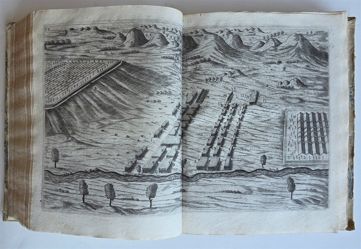 1618 Julius Caesar's Commentaries FULLY ILLUSTRATED antique ANDREA PALLADIO