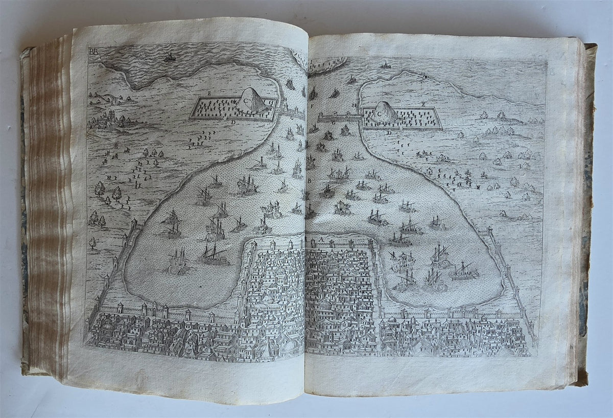 1618 Julius Caesar's Commentaries FULLY ILLUSTRATED antique ANDREA PALLADIO