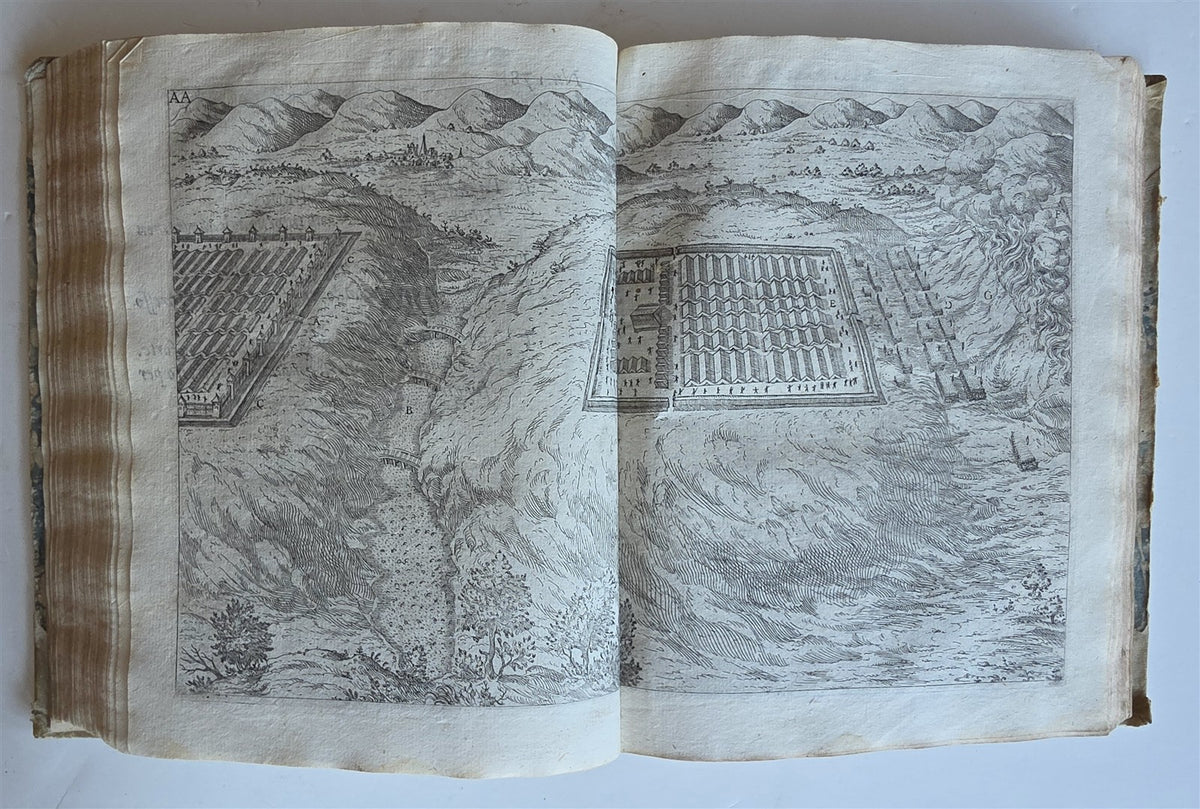 1618 Julius Caesar's Commentaries FULLY ILLUSTRATED antique ANDREA PALLADIO