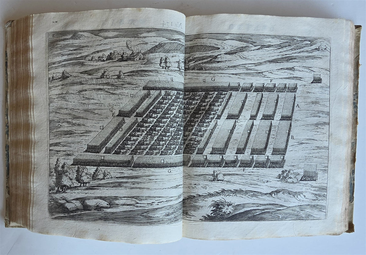 1618 Julius Caesar's Commentaries FULLY ILLUSTRATED antique ANDREA PALLADIO
