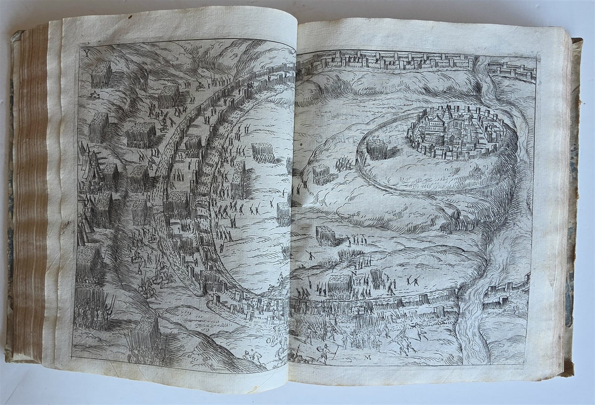 1618 Julius Caesar's Commentaries FULLY ILLUSTRATED antique ANDREA PALLADIO