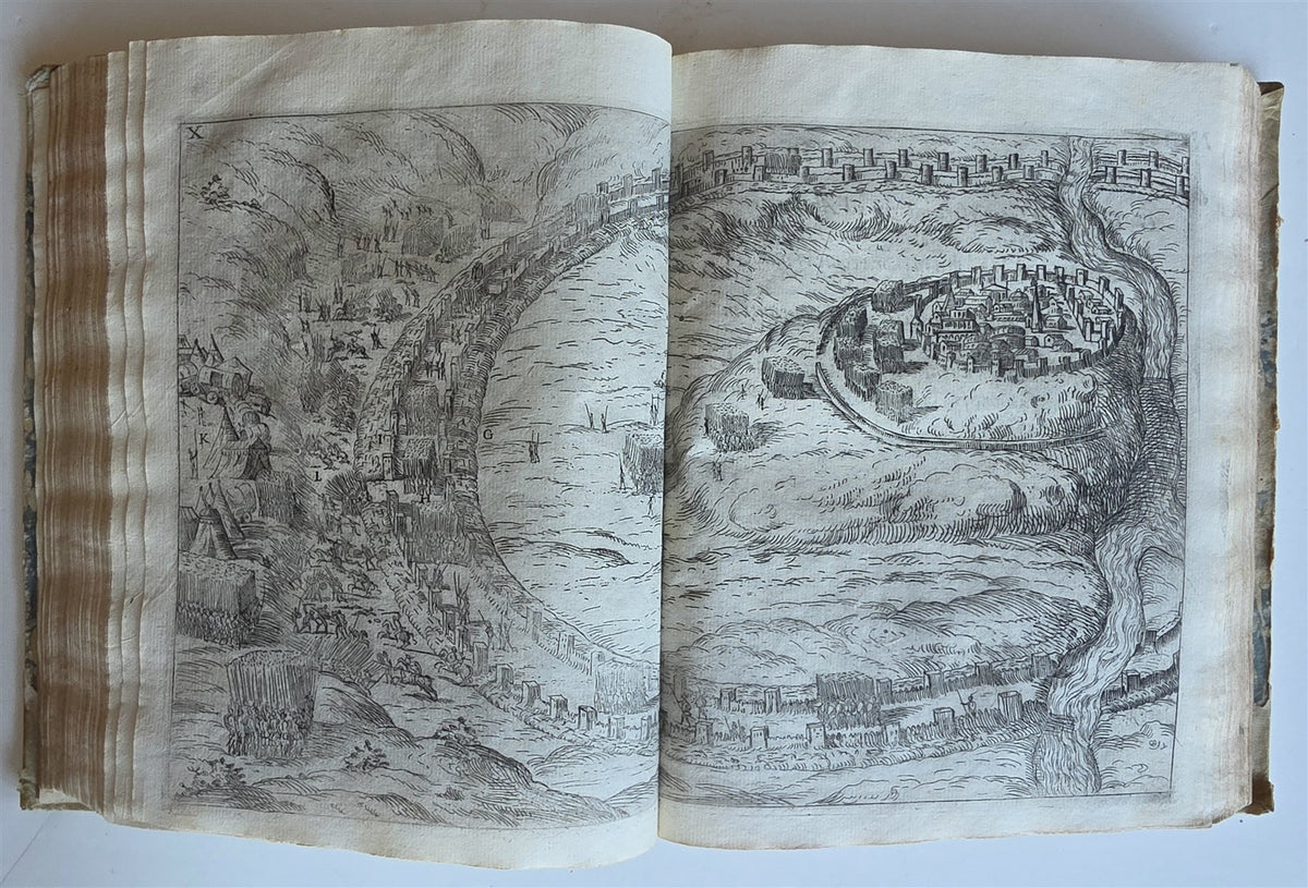 1618 Julius Caesar's Commentaries FULLY ILLUSTRATED antique ANDREA PALLADIO