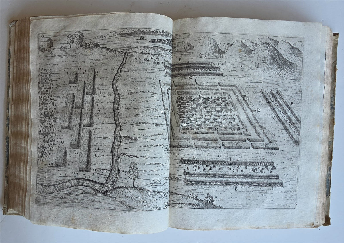 1618 Julius Caesar's Commentaries FULLY ILLUSTRATED antique ANDREA PALLADIO