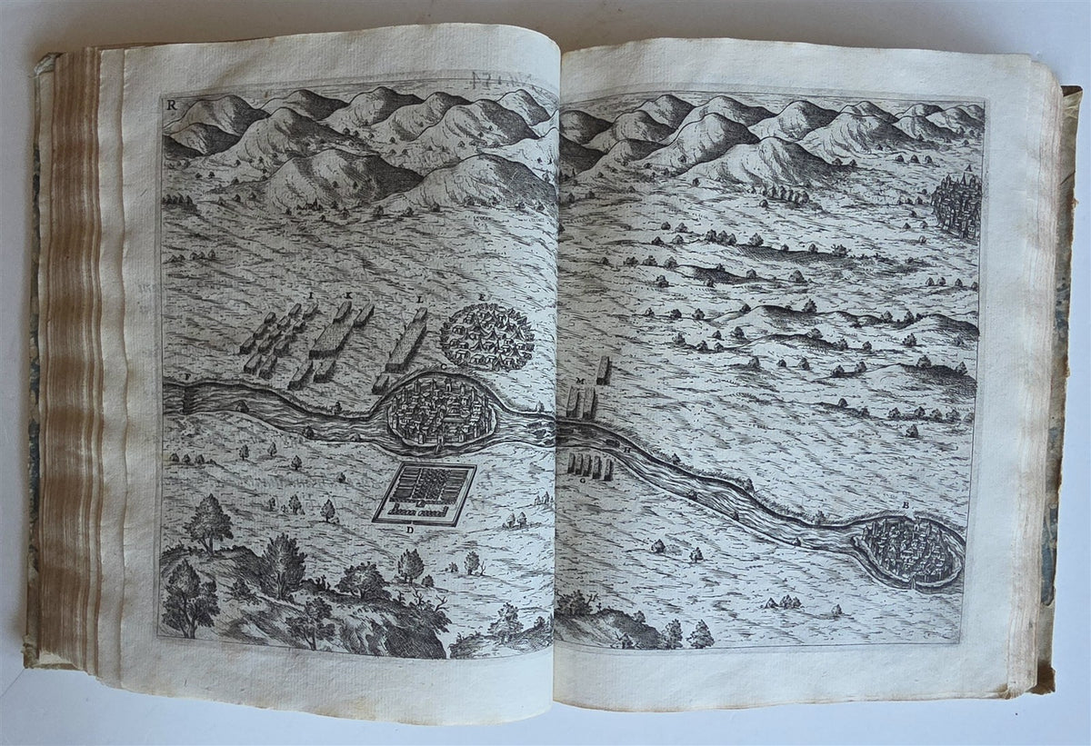 1618 Julius Caesar's Commentaries FULLY ILLUSTRATED antique ANDREA PALLADIO