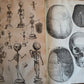 1717 ANATOMICAL TREATISE Theatrum Anatomicum ILLUSTRATED 2 FOLIO VOLUMES antique