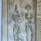 1696 ANATOMICAL TREATISE Anatomia Corporis Humani P.DIONIS antique ILLUSTRATED