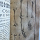 1696 ANATOMICAL TREATISE Anatomia Corporis Humani P.DIONIS antique ILLUSTRATED