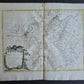 1782 MAP of GERMANY from ANTONIO ZATTA GEOGRAFI ATLAS antique 15 x 19"