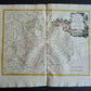 1782 MAP of POLAND CZECHIA & GERMANY from ANTONIO ZATTA GEOGRAFI ATLAS antique