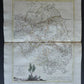 1782 MAP of POLAND & GERMANY from ANTONIO ZATTA GEOGRAFI ATLAS antique LUSAZIA