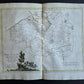 1782 MAP of BELGIUM & LUXEMBURG from ZATTA GEOGRAFI antique AUSTRIAN NETHERLANDS