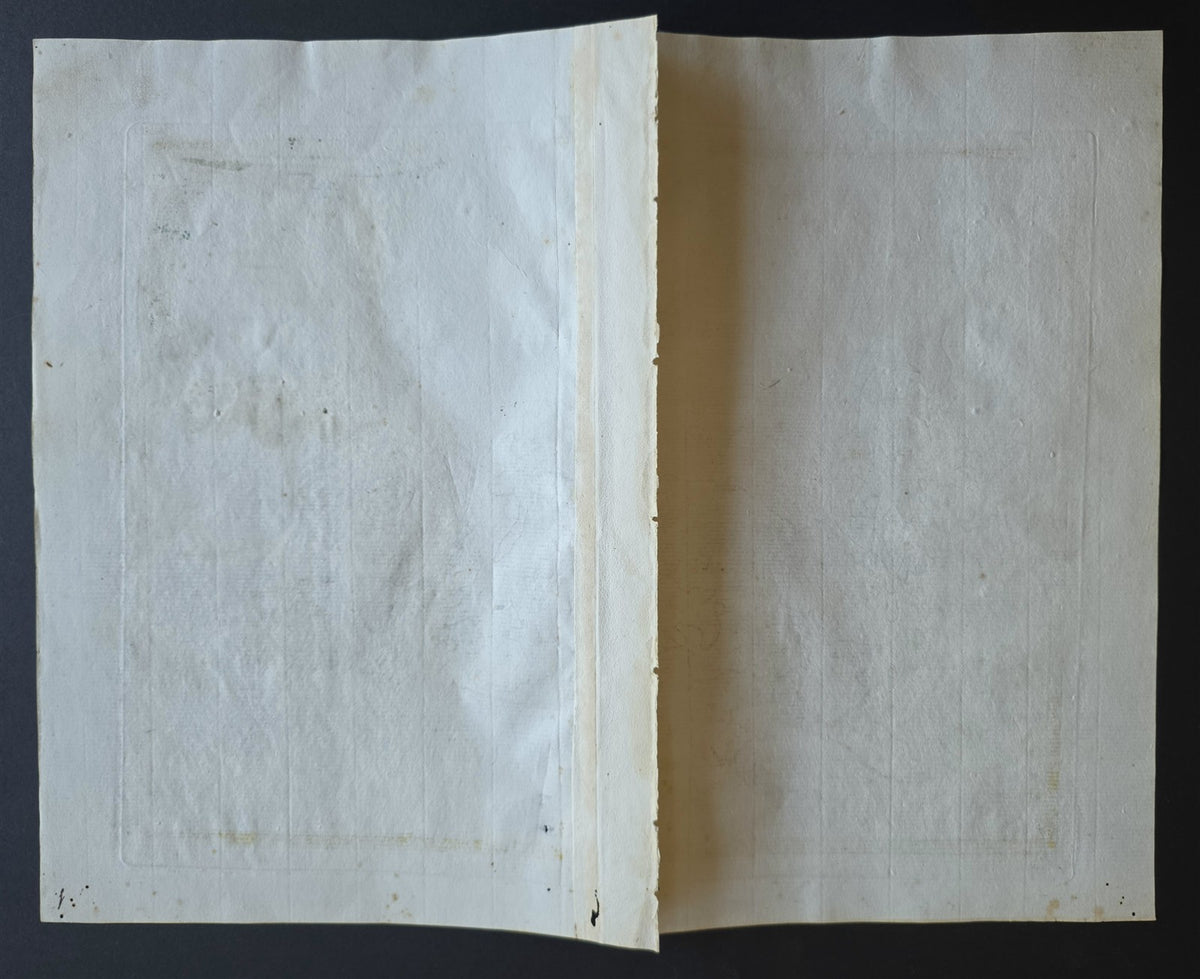 1782 MAP of MUNSTER OSNABRUCK GERMANY from ANTONIO ZATTA GEOGRAFI ATLAS antique