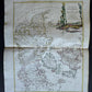 1782 MAP of DENMARK from ANTONIO ZATTA GEOGRAFI ATLAS antique 15x19"