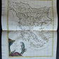 1782 MAP of TURKEY from ANTONIO ZATTA GEOGRAFI ATLAS antique TURCHIA 15x19"