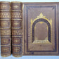 1860s BIBLE in ENGLISH antique ILLUSTRATED 2 FOLIO VOLUMES by A. FLETCHER