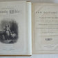 1860s BIBLE in ENGLISH antique ILLUSTRATED 2 FOLIO VOLUMES by A. FLETCHER