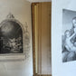 1860s BIBLE in ENGLISH antique ILLUSTRATED 2 FOLIO VOLUMES by A. FLETCHER