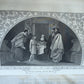 1860s BIBLE in ENGLISH antique ILLUSTRATED 2 FOLIO VOLUMES by A. FLETCHER