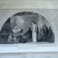 1860s BIBLE in ENGLISH antique ILLUSTRATED 2 FOLIO VOLUMES by A. FLETCHER