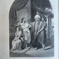 1860s BIBLE in ENGLISH antique ILLUSTRATED 2 FOLIO VOLUMES by A. FLETCHER