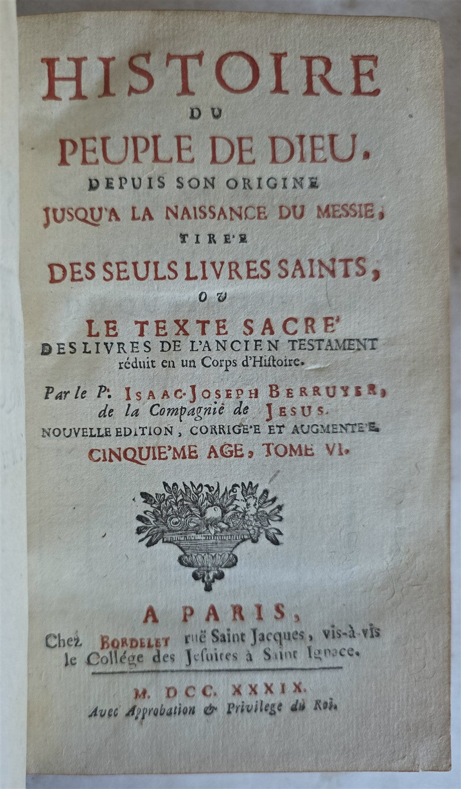 1739 HISTORY of PEOPLE OF GOD antique ILLUSTRATED 10 VOLUMES Judaica
