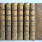 1753 HISTORY of PEOPLE OF GOD antique ILLUSTRATED 8 VOLUMES SET Judaica