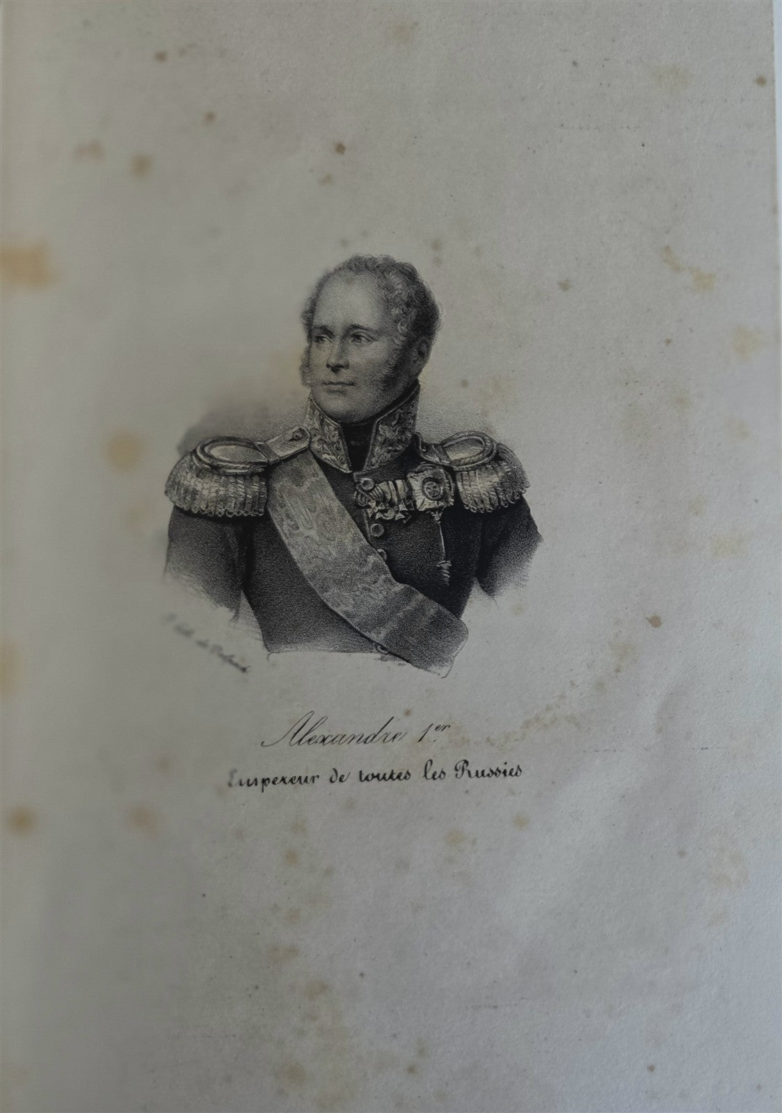 1833 Iconography of contemporaries antique ILLUSTRATED 2 VOLUMES French