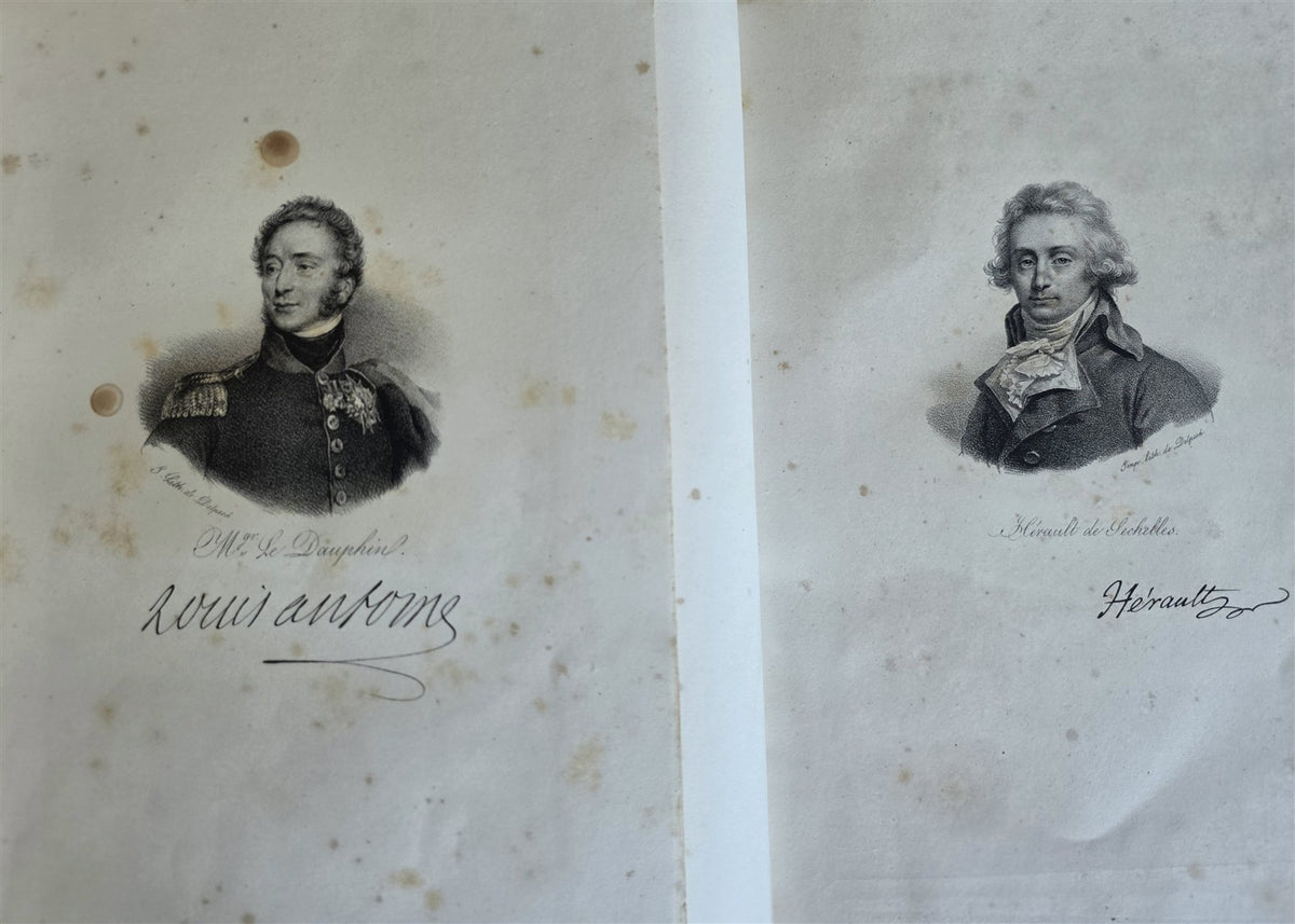 1833 Iconography of contemporaries antique ILLUSTRATED 2 VOLUMES French