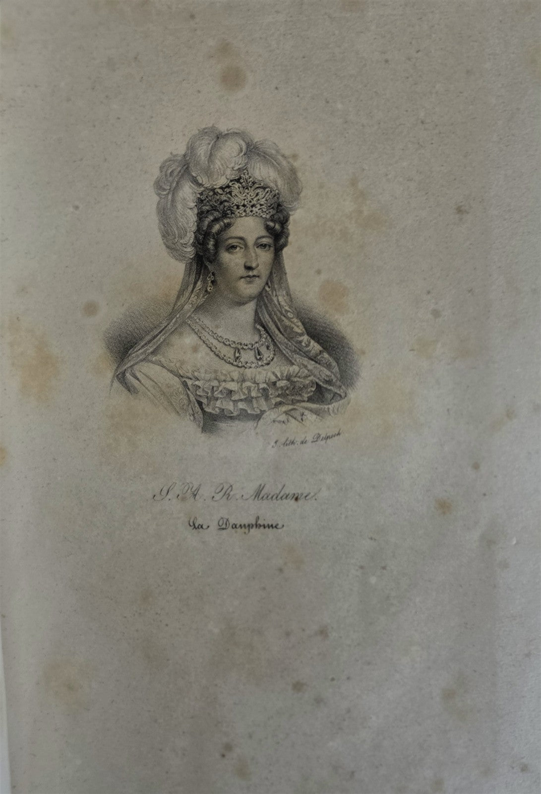 1833 Iconography of contemporaries antique ILLUSTRATED 2 VOLUMES French