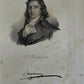 1833 Iconography of contemporaries antique ILLUSTRATED 2 VOLUMES French