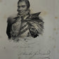 1833 Iconography of contemporaries antique ILLUSTRATED 2 VOLUMES French