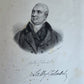 1833 Iconography of contemporaries antique ILLUSTRATED 2 VOLUMES French