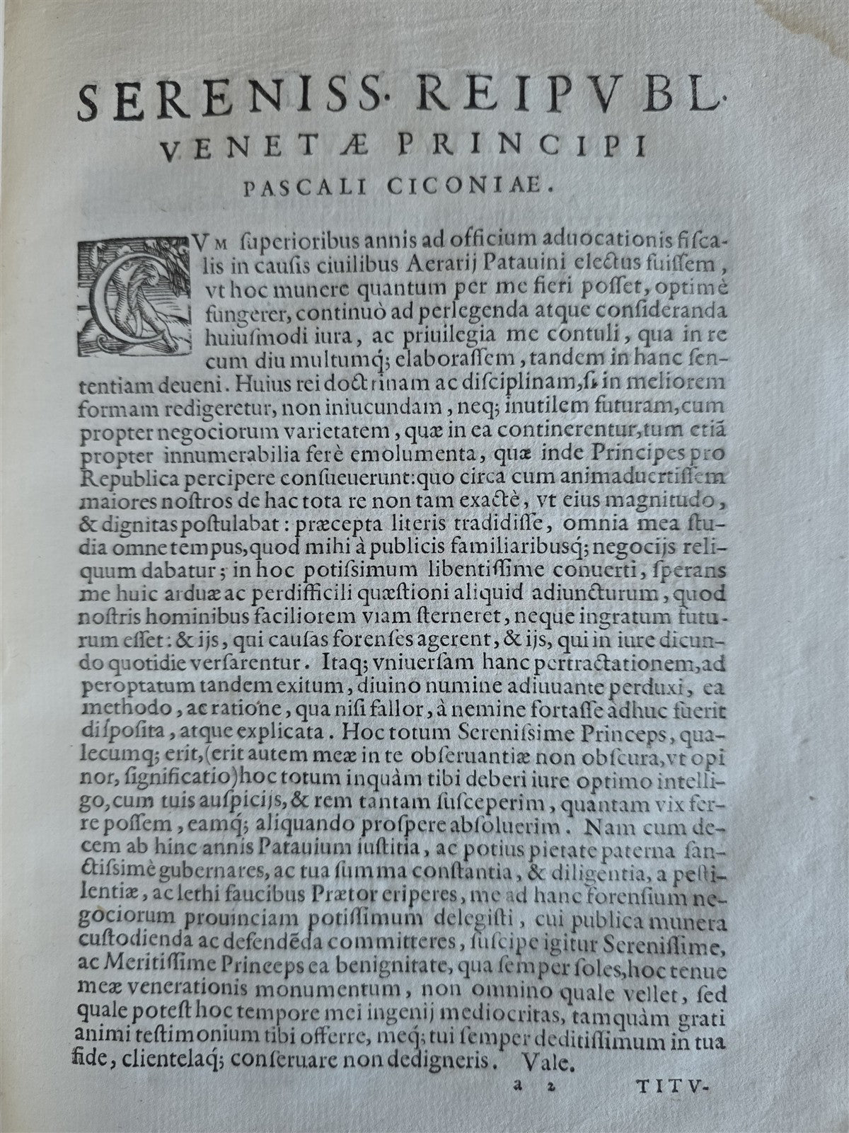 1588 COMMENTARY on FEUDAL LAW in LATIN antique 16th CENTURY