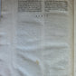 1588 COMMENTARY on FEUDAL LAW in LATIN antique 16th CENTURY